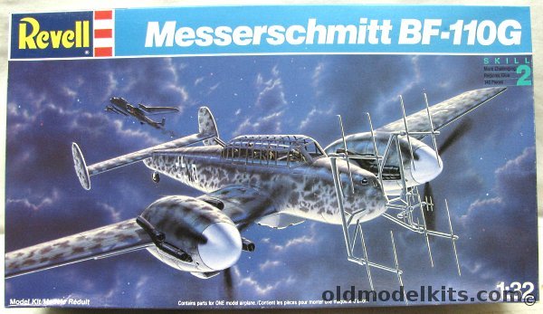 Revell 1/32 Messerschmitt Bf-110G Night Fighter, 4745 plastic model kit